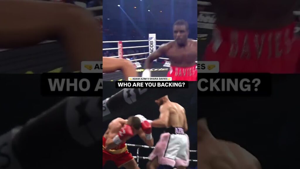Adam Azim vs Ohara Davies is ON! 🔥 #Boxing