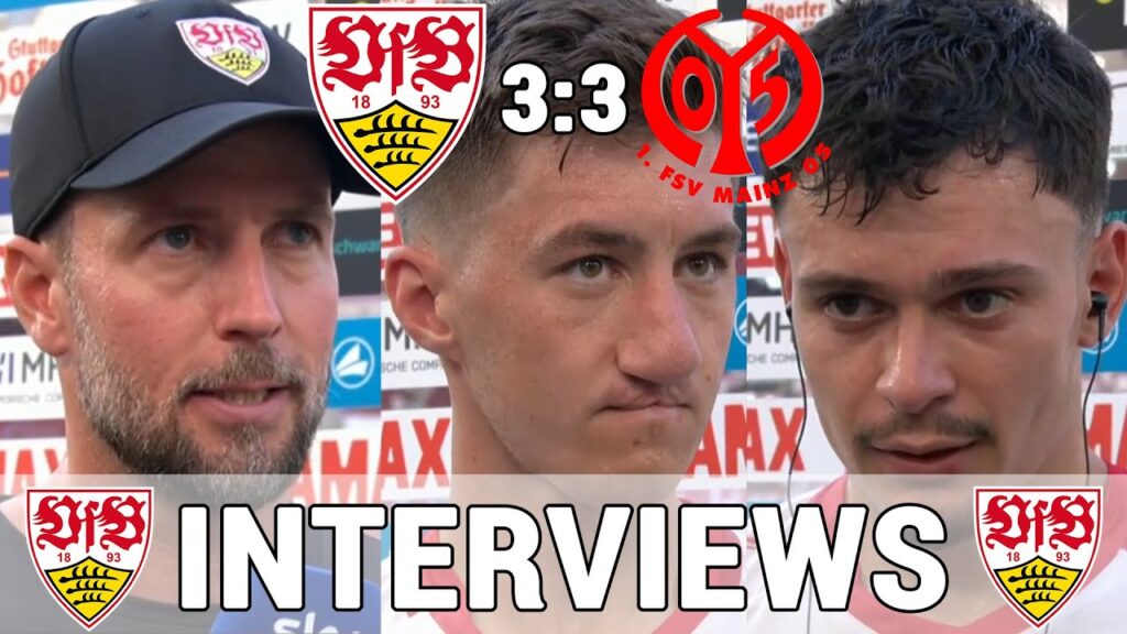 Alle Interviews des VfB nach 3:3: Sebastian Hoeneß, Stiller & Rieder | VfB Stuttgart 3:3 Mainz 05 Alle Interviews des VfB nach 3:3: Sebastian Hoeneß, Stiller & Rieder | VfB Stuttgart 3:3 Mainz 05