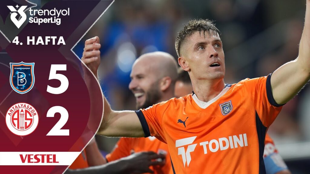 Vestel | Başakşehir (5-2) Antalyaspor - Highlights/Özet | Trendyol Süper Lig - 2024/25