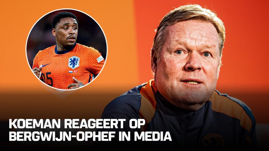 🗣️ Ronald KOEMAN niet onder indruk KRITIEK Steven BERGWIJN: "Raakt me totaal niet" 🤨