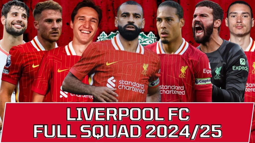 LIVERPOOL FC FULL SQUAD SEASON 2024/25 | Liverpool FC Official Squad