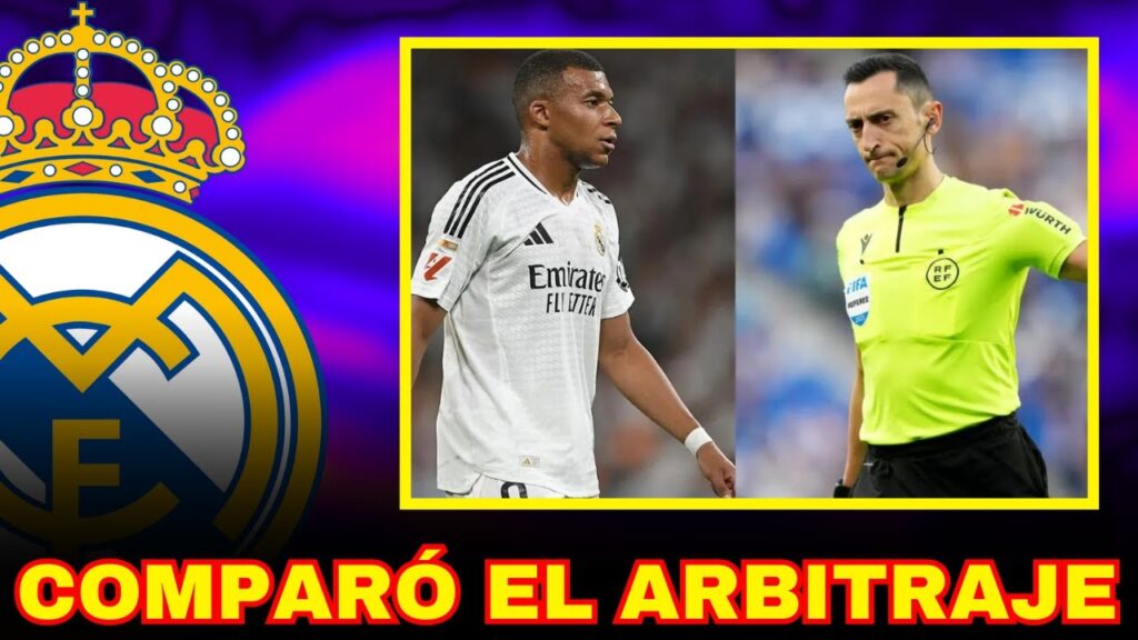 MBAPPÉ COMPARÓ EL ARBITRAJE DE ESPAÑA CON EL DE FRANCIA EN EL REAL MADRID