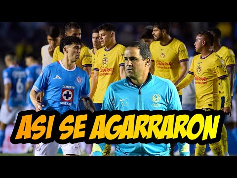 LO QUE NO SE VIO EN EL AMERICA VS CRUZ AZUL ASI SE BURLO JORGE SANCHEZ DE ANDRE JARDINE EN PLENO PAR
