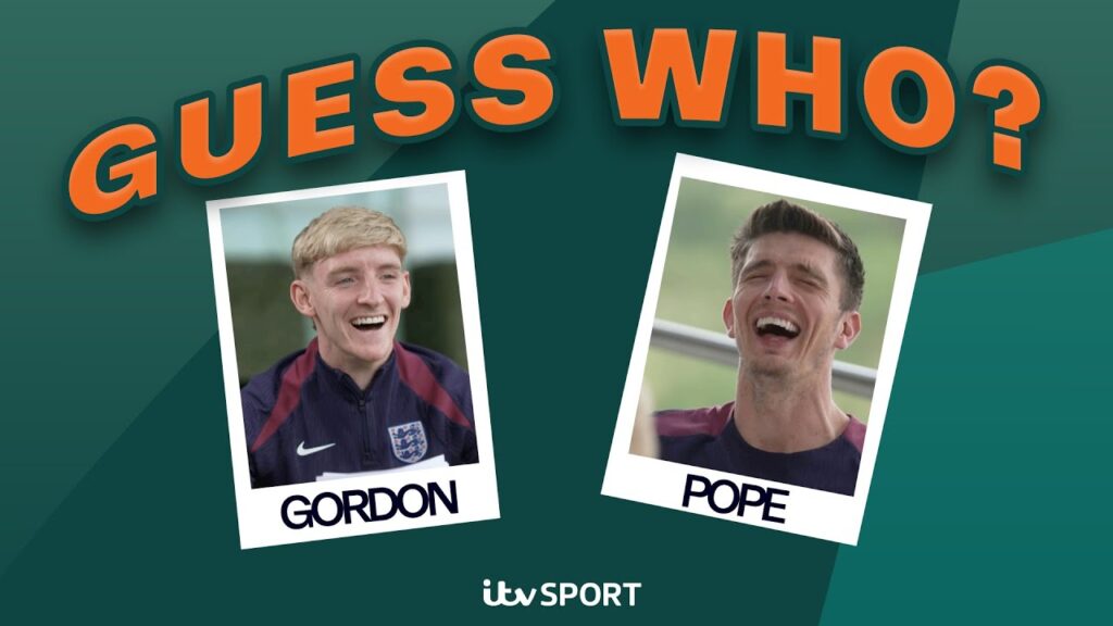 HILARIOUS Guess Who? 🤣 | With Newcastle and England’s Anthony Gordon & Nick Pope | ITV Sport