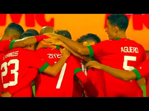 But de Hakim Ziyech, Maroc contre Gabon (4-1) Tous les buts et faits saillants prolongés