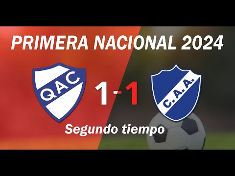 Quilmes vs. Alvarado (MdP) | Primera Nacional 2024 Zona A Fecha 14. (Segundo Tiempo)
