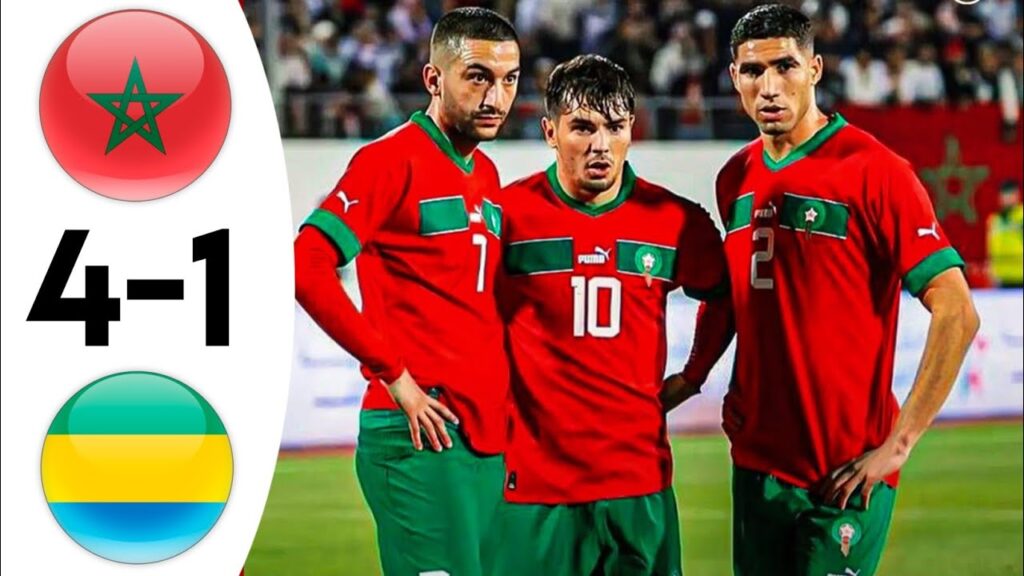 Morocco vs Gabon 4-1 - Highlights All Goals - WC 2026 Qualifiers