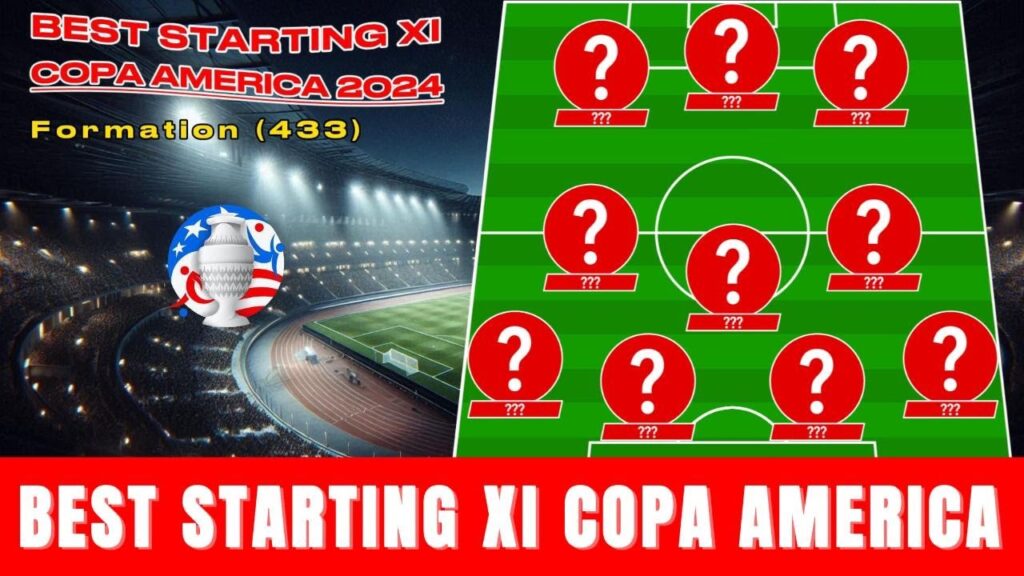 BEST STARTING XI COPA AMERICA 2024❗#football #lineup #soccer