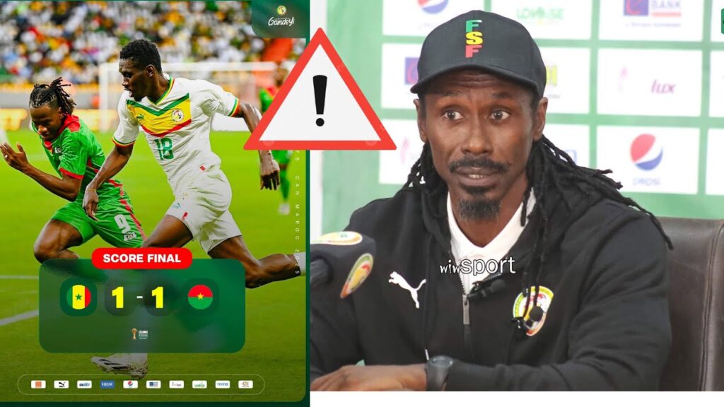 LES LIONS concèdent le nul face au Burkina Faso, Aliou Cissé pointé du doigt