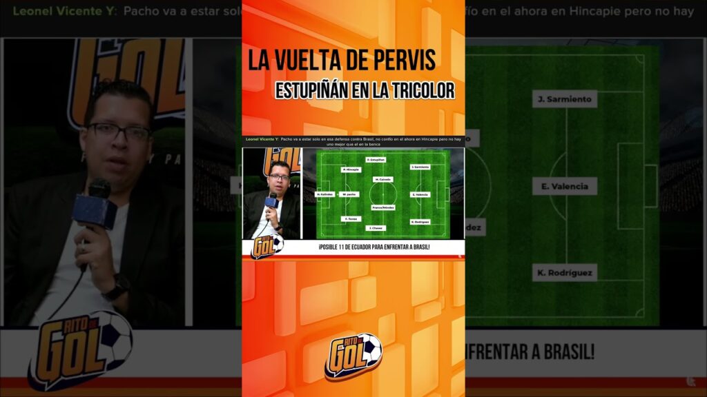 ¡PRECAUCIÓN CON PERVIS ESTUPIÑÁN! 🧐 🇧🇷🇪🇨 #shorts