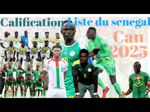 liste des lions de la teranga  du senegal