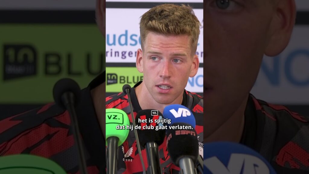 Justin Bijlow neemt emotioneel afscheid van het Feyenoord-publiek ❤️ #gijssmal #bijlow #feyenoord