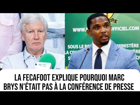 La FECAFOOT explique pourquoi MARC n’était pas à la conférence de presse pour publier la liste …