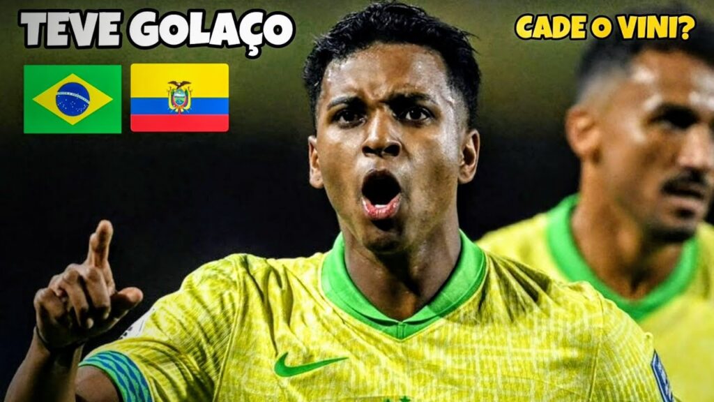 BRASIL X EQUADOR / RODRYGO MARCA GOLAÇO EM VITORIA DO BRASIL 🇧🇷🇧🇷🇧🇷