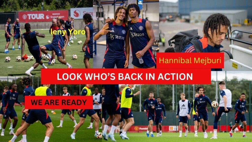 BREAKING✅ hannibal Mejbri, Hojlund, Ugarte,Shaw,Malacia, Man United training, injury News & Return
