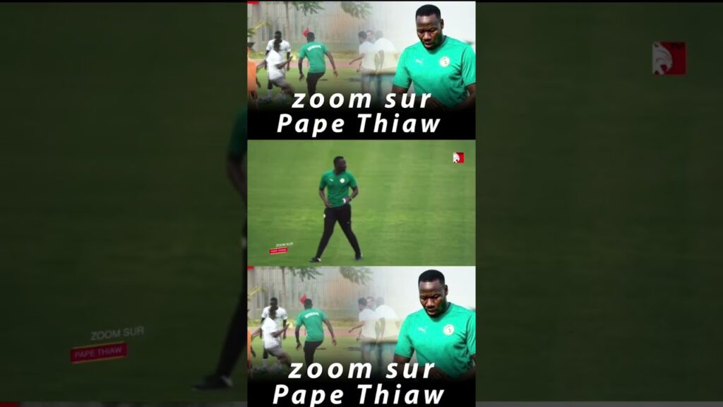 Pape Thiaw, nouveau coach adjoint d’Aliou Cissé donne le Tempo à l’entraînement #football