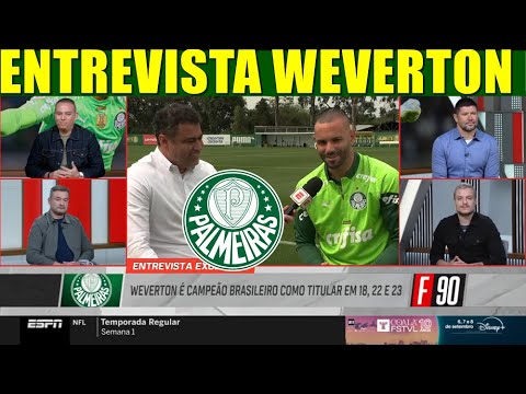 ENTREVISTA WEVERTON PALMEIRAS QUE FALOU SOBRE A BUSCA PELO TRICAMPEONATO BRASILEIRO 2024