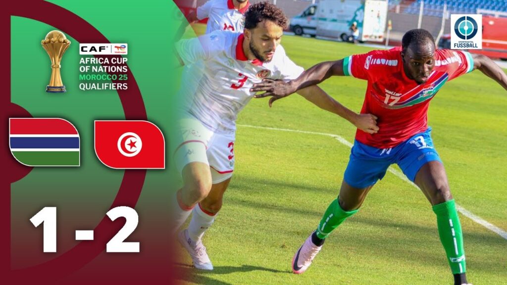 Tunesien weiterhin souverän mit dem Kurs zum Afrika-Cup! | Gambia - Tunesien