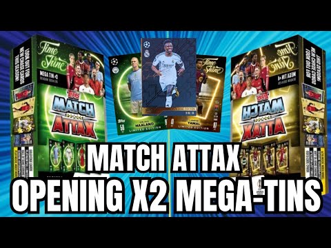 VINI.JR BLACK EDGE | TOPPS MATCH ATTAX 2024/25 | "TIME TO SHINE" MEGA TIN'S 3 & 4 OPENING'S!!