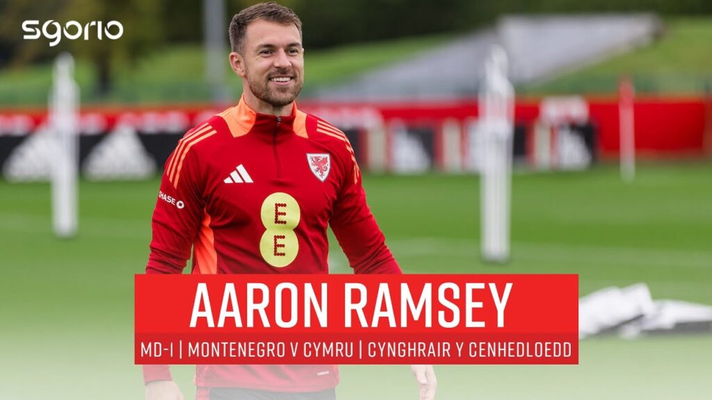 Aaron Ramsey | MD-1 Montenegro v Cymru | Cynghrair y Cenhedloedd UEFA