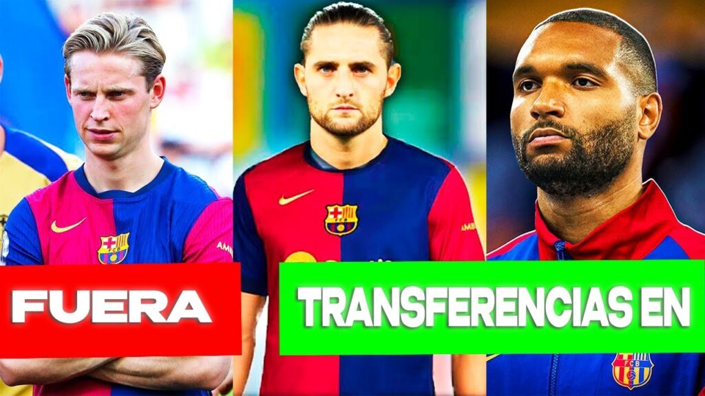 ¡REVOLUCIÓN DE FICHAJES DEL BARCELONA PARA 2025! 😱 ¡5 JUGADORES FUERA - 2 GRANDES FICHAJES DENTRO!