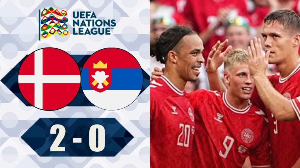 Denmark vs Serbia 2-0 HIghlights - Nations League 2024