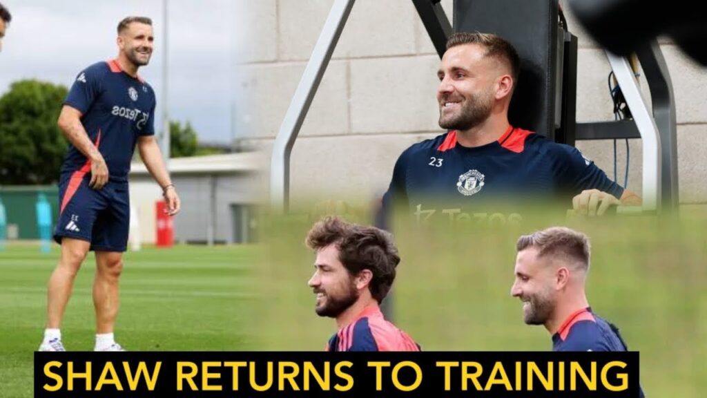 Man United Injury Update! Luke Shaw Returns To Training. LIVE From Carrington