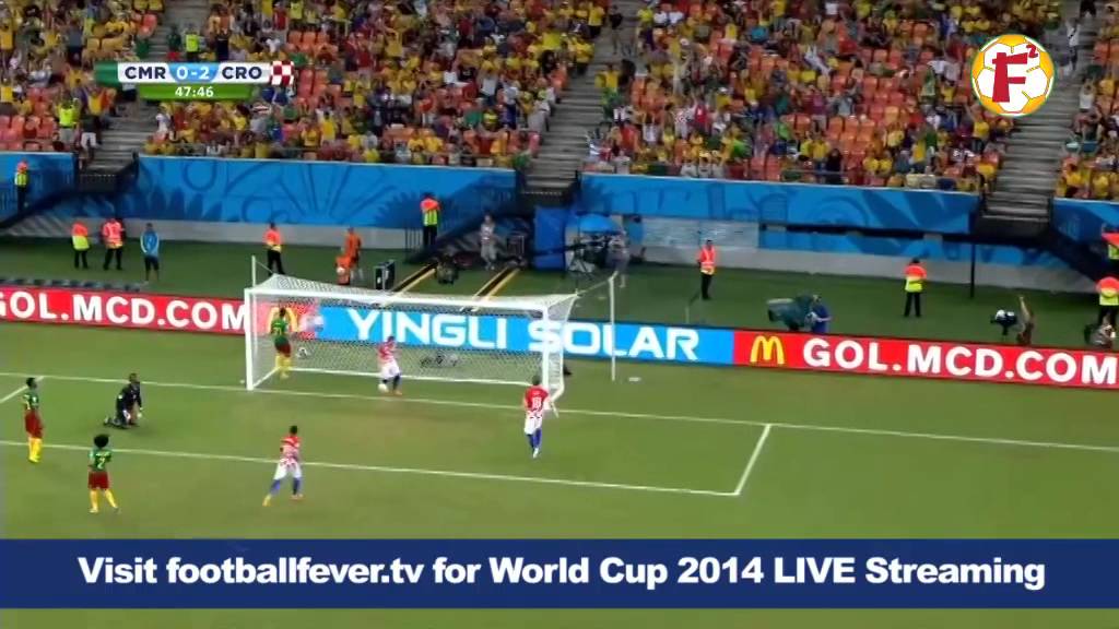 0-2 goal by Ivan Perisic Cameroon VS Croatia - World Cup 2014