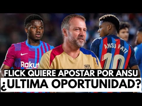 ANSU FATI RECUPERADO DE SU LESIÓN || FLICK DISPUESTO A DARLE UNA OPORTUNIDAD MAS EN EL BARCA.