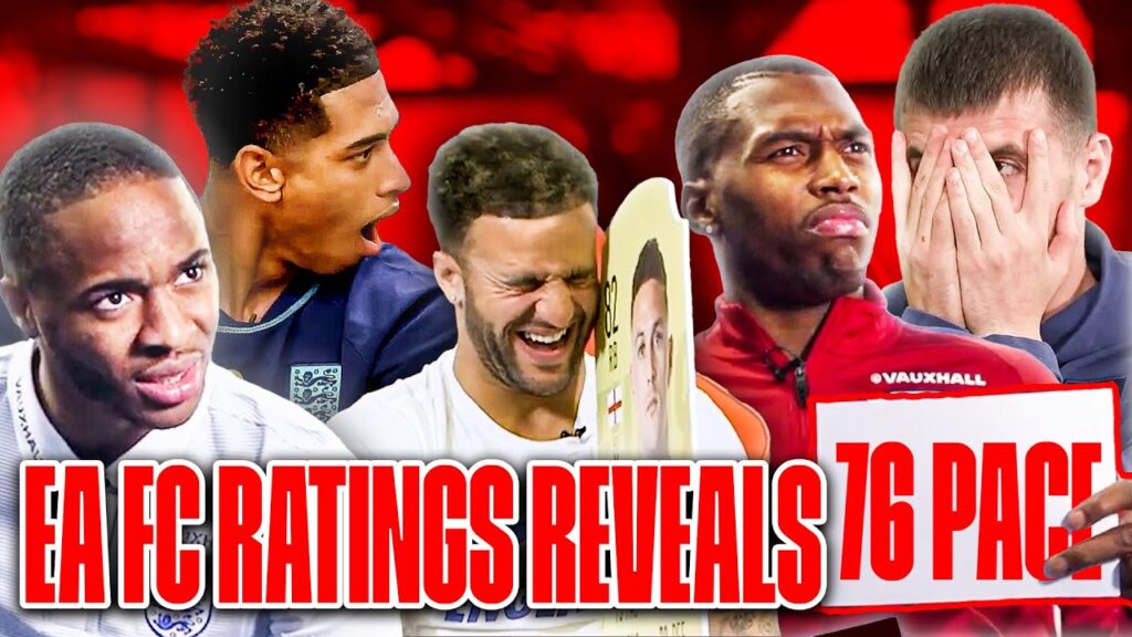 When England Players See Their EA FC Card For The First Time! 🤣 | England