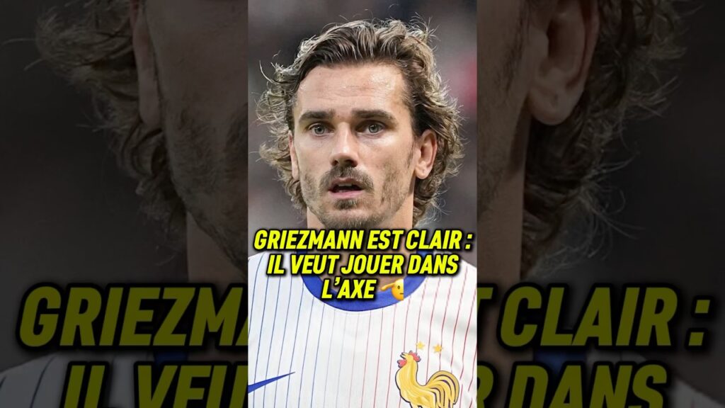 Antoine Griezmann est clair : il préfère l’axe 🫡 #antoinegriezmann #equipedefrance #didierdeschamps