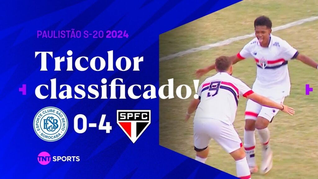 SÃO PAULO GOLEIA DE NOVO E SE GARANTE NO MATA-MATA! SÃO BENTO 0X4 SÃO PAULO | PAULISTÃO SUB-20