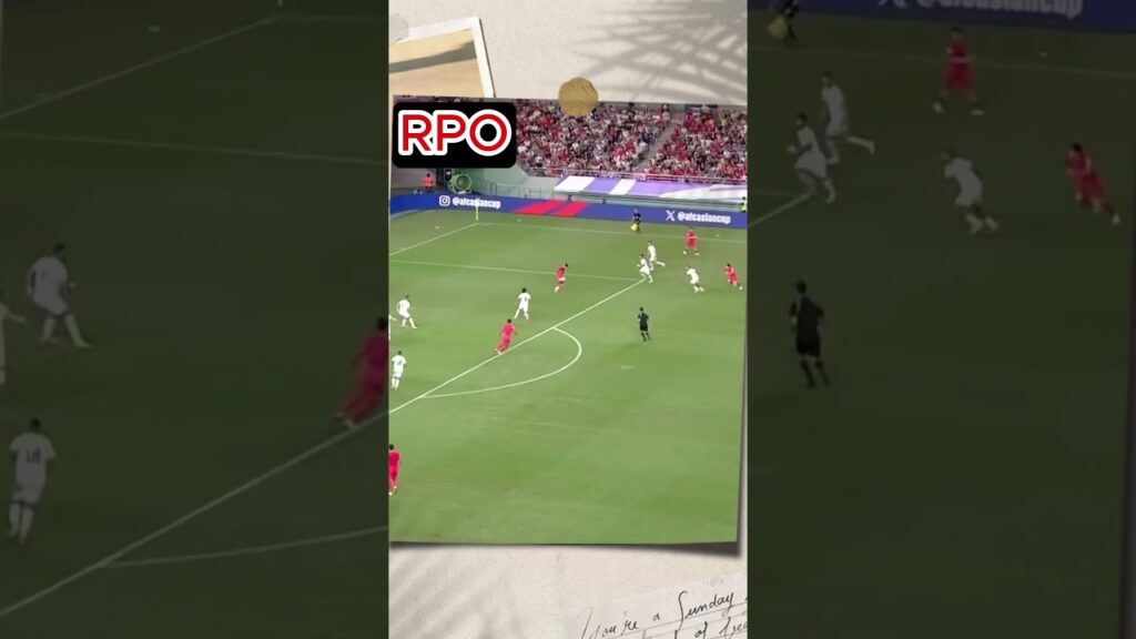 Great piece of skill from 🇰🇷 Hwang In-beom that unfortunately hit the side netting!ㅤ