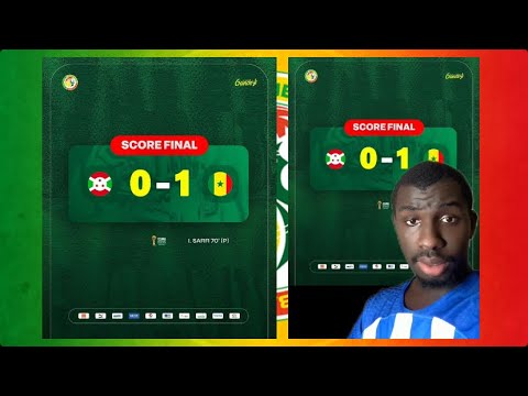 🚨 Qualifs CAN 2025 : Ismaïla Sarr sauve le Sénégal contre le Burundi ✅ C’etait pas Facile…