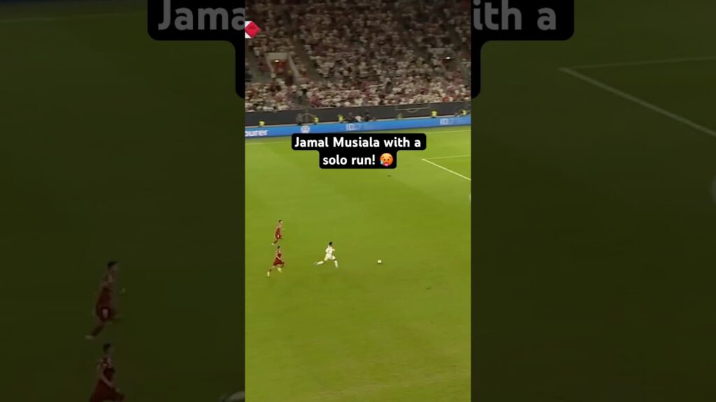 MUSIALA scores after 55 meter-run! 🥵🔥