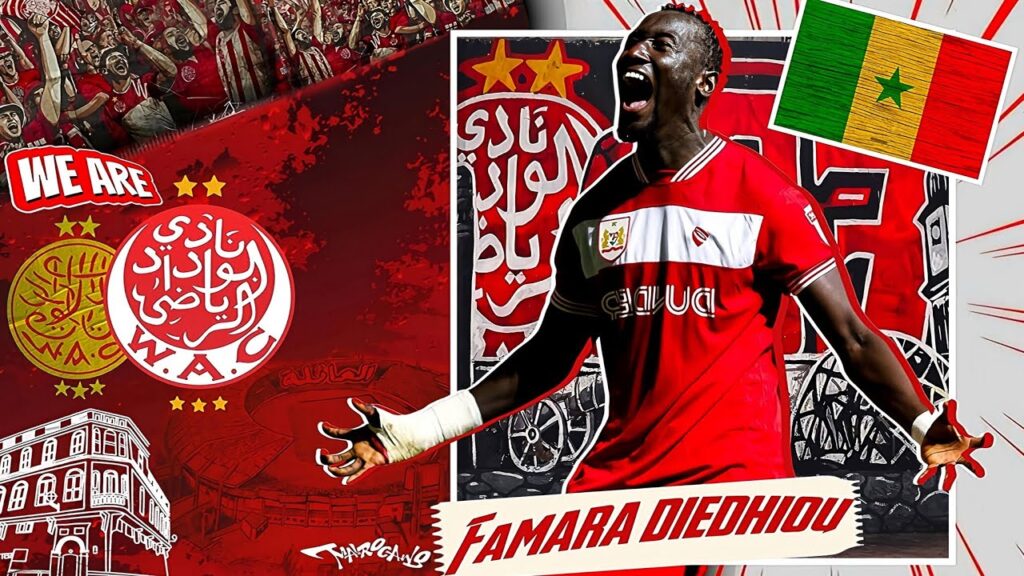 أهداف مهاجم الوداد السينغالي فامارا ديدهيو - Famara Diedhiou |ميركاتو الوداد ، جديد الوداد |.