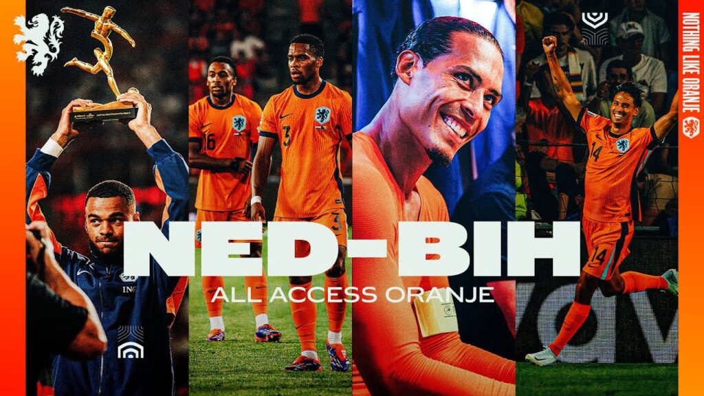 Lovely #NationsLeague start 😍 & milestone speech VIRGIL VAN DIJK! ©️💬 | All Access Oranje 🎥🦁