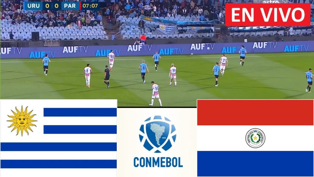🔴 Uruguay vs Paraguay EN VIVO | Clasificación Mundial CONMEBOL • Partido en vivo hoy