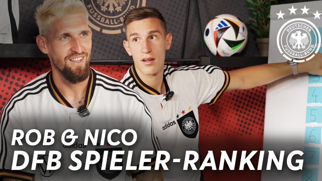 "Die größte Naschkatze im DFB Team?" 🍫 | Andrich & Schlotterbeck beim DFB-Spieler-Ranking