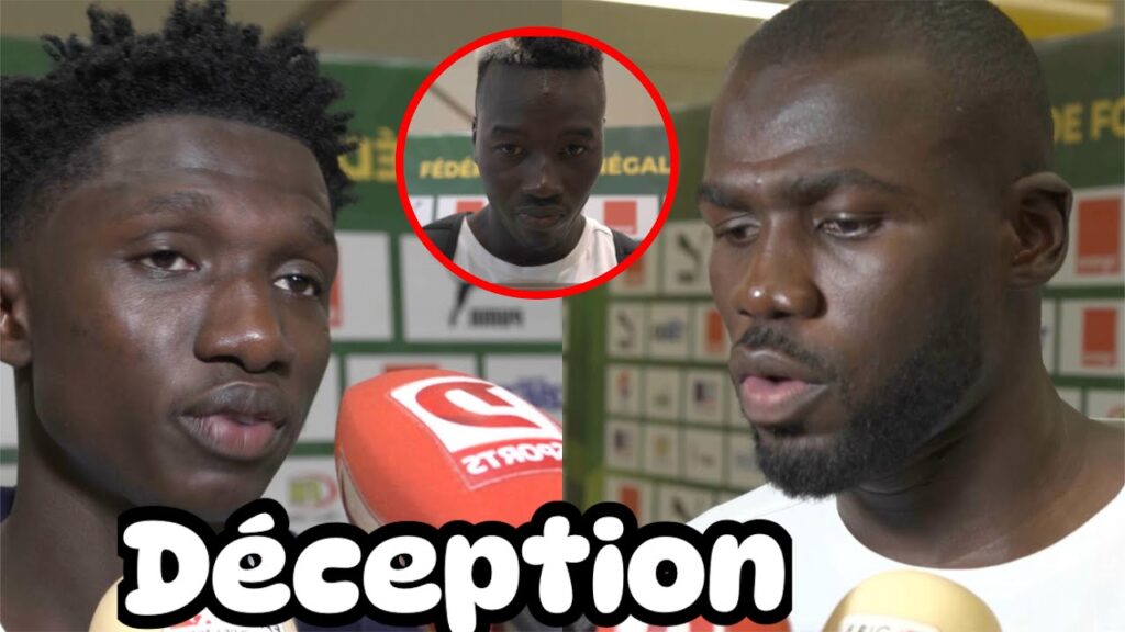 Réactions de Koulibaly, Lamine Camara, Pape Gueye après le match nul face au Burkina: "Déception..."