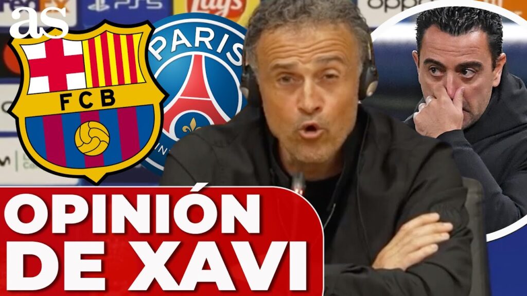 LUIS ENRIQUE y el MENSAJE que CABREÓ a XAVI: "Sin la expulsión..." | FC BARCELONA 1 - PSG 4