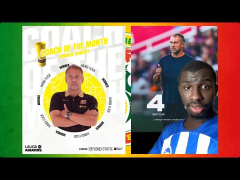 🚨 Liga : Hansi Flick élu coach du mois d’août ✅ l’Allemand a déjà marqué l’équipe de son empreinte…