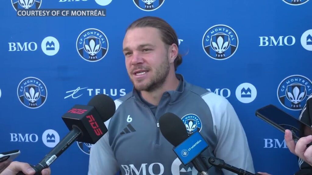 Samuel Piette et Gabriel Gervais en avant première du match entre le CF Montréal et Charlotte