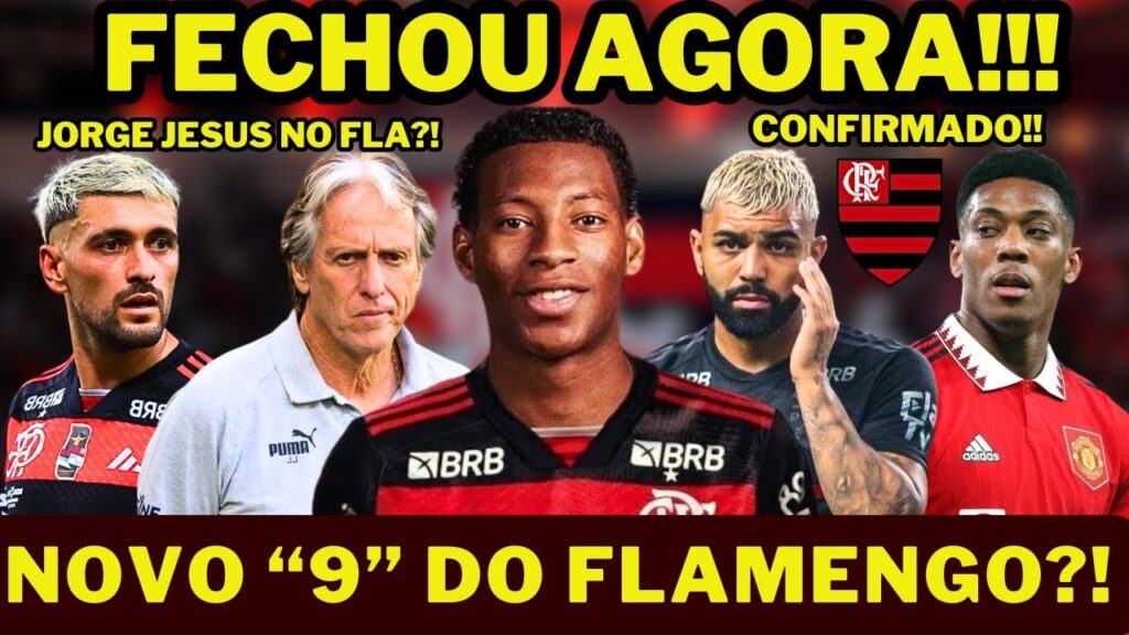 ACERTOU NESSA TERÇA! FLAMENGO OFICIALIZA ATACANTE! NOVO TÉCNICO! MARTIAL E+! NOTICIAS DO FLAMENGO