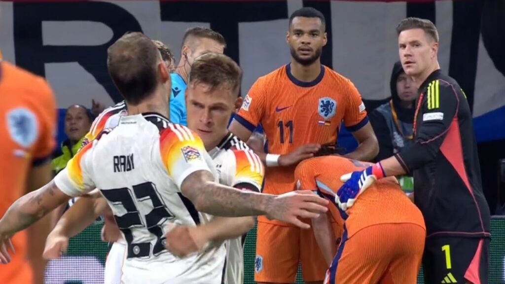 Nathan Ake Injury , Joshua Kimmich Goal vs Netherlands, Uefa Nations League Highlights 2024