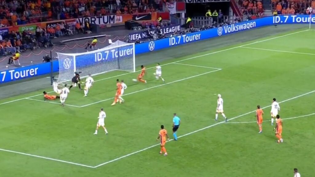 Denzel Dumfries Goal vs Germany, UEFA Nations League, Netherlands vs Germany Highlights
