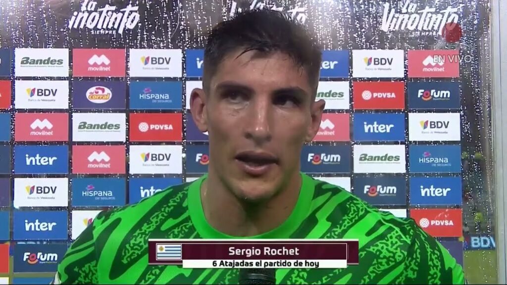 Primeras declaraciones de Sergio Rochet, de Uruguay, tras el empate con Venezuela – 10/10/24
