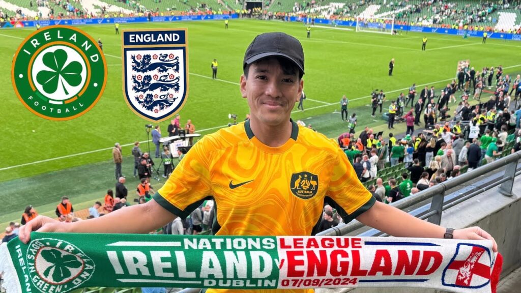 I went to Republic of Ireland vs England match - Rice and Grealish Goals!