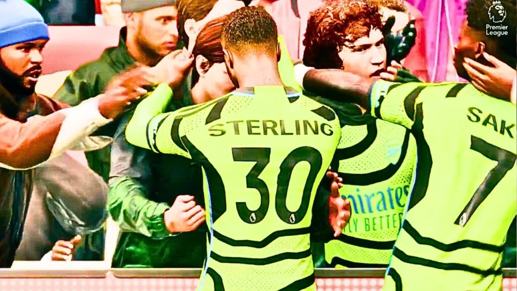 FC24 Career Mode | Odegaard's Injured But Saka & Sterling Dangerous! #MartinOdegaard #RaheemSterling