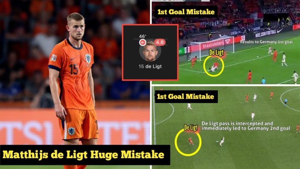 Matthijs De Ligt Hung Mistake Vs Germany | Germany Vs Netherlands | Nations League